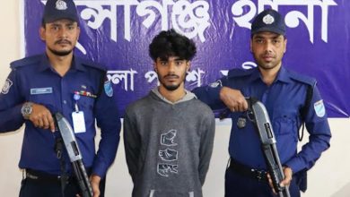 মধ্যরাতে পুলিশের হানা: পুকুরপাড়ে অস্ত্র রেখে পালালেন বিএনপি কর্মী...