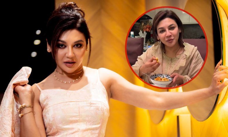 দই এর সঙ্গে চানাচুর দিয়ে ইফতার করলেন জয়া আহসান