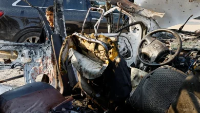 গাজায় বিমান হামলা: গর্ভে যমজ সন্তান, ৯ পুলিশসহ নিহত ১৩