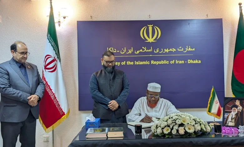 ইরান দূতাবাসে জামায়াত: নিরীহ প্রাণহানি বন্ধের আহ্বান