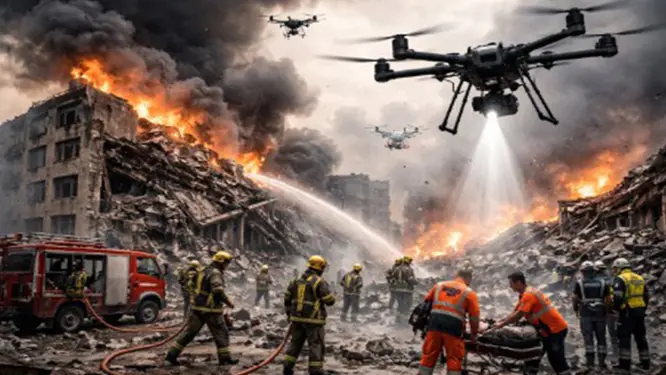 ড্রোনের ঝলকে বদলে যাচ্ছে চারপাশ! যা ঘটল নিজ দেশে