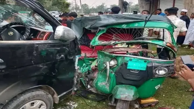 শ্রীমঙ্গলে ভয়ঙ্কর সংঘর্ষে দুই মৃত্যু, আহত ৩! যা ঘটল সড়কে