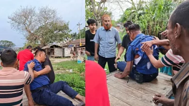 চলন্ত ট্রেন থেকে ছিটকে পড়লেন পুলিশ সদস্য, মাথায় ও বুকে গুরুতর আঘাত!