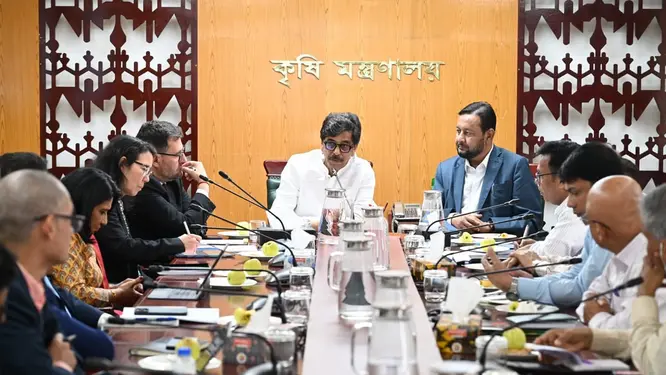 কৃষকদের জন্য বড় সুখবর! বিশ্বব্যাংকের সাথে মন্ত্রীর বৈঠকে যা ঠিক হলো