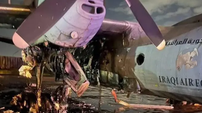 ইরাকের বিমানবন্দরে বিধ্বংসী হামলা! ধ্বংস একটি বিমান, চাঞ্চল্যকর তথ্য ফাঁস