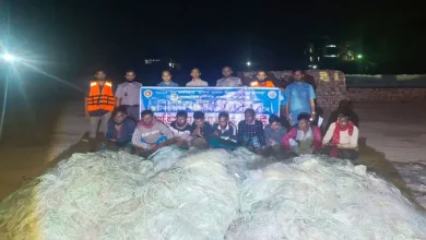 মেঘনায় ধরা পড়লেন ৯ জেলে, অবৈধ জালে কী ঘটল?