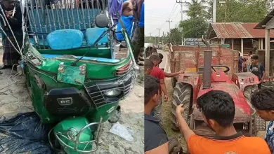 ফুলবাড়ীয়ায় লড়ি-অটোরিকশার ভয়ংকর সংঘর্ষে কলেজ শিক্ষকসহ নিহত ২, তোলপাড়