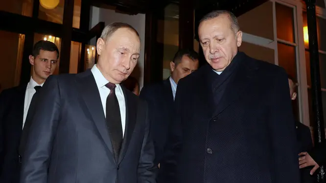 মধ্যপ্রাচ্যে পুতিন-এরদোয়ানের কণ্ঠে কি থামবে যুদ্ধ? চাঞ্চল্যকর ফোনালাপ প্রকাশ!